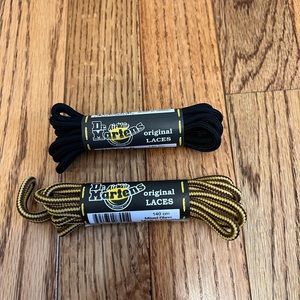 Doc Marten brand new laces black and yellow bundle
